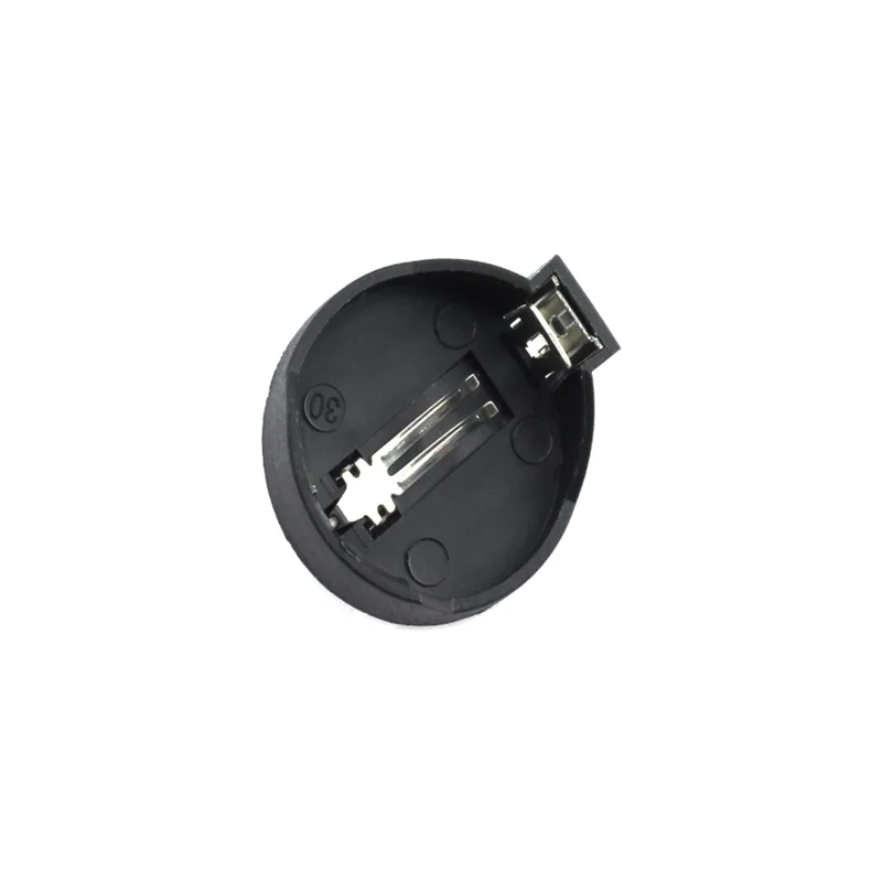 3V CR2032 CR2025 CR2016 Coin Cell Battery Holder Case Black Coin Cell Button Socket Holder Case