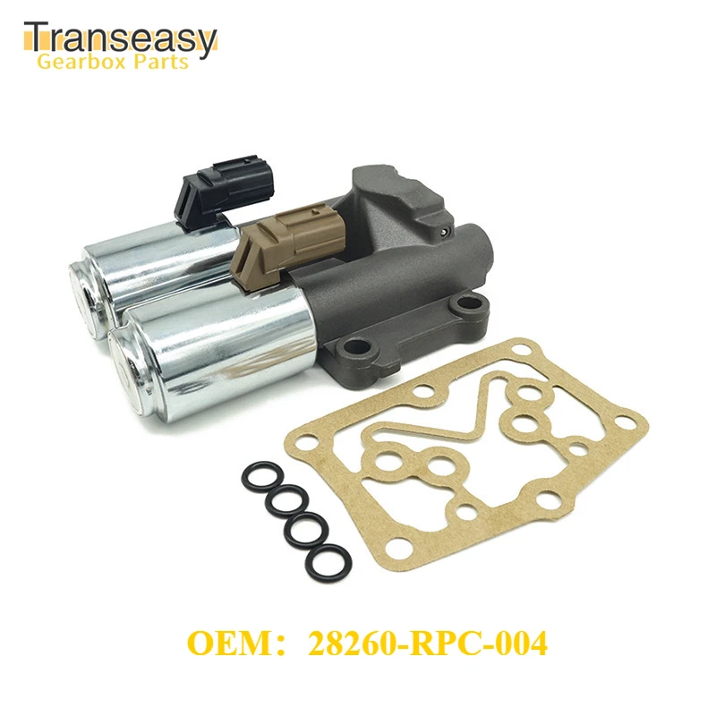 28260-RPC-004 New Auto Transmission Dual Linear Solenoid Fits For 06-11 Honda Civic 28260RPC004 Car Accessories Tools