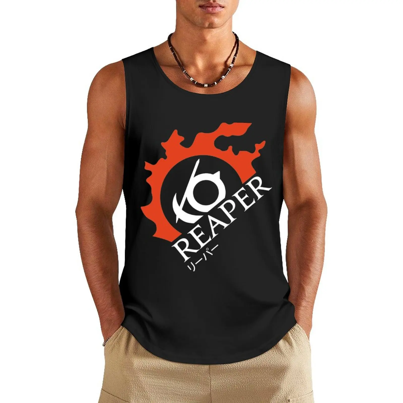 Reaper - For Warriors of Light _amp_ Darkness Tank Top Men's vest t-shirt for man