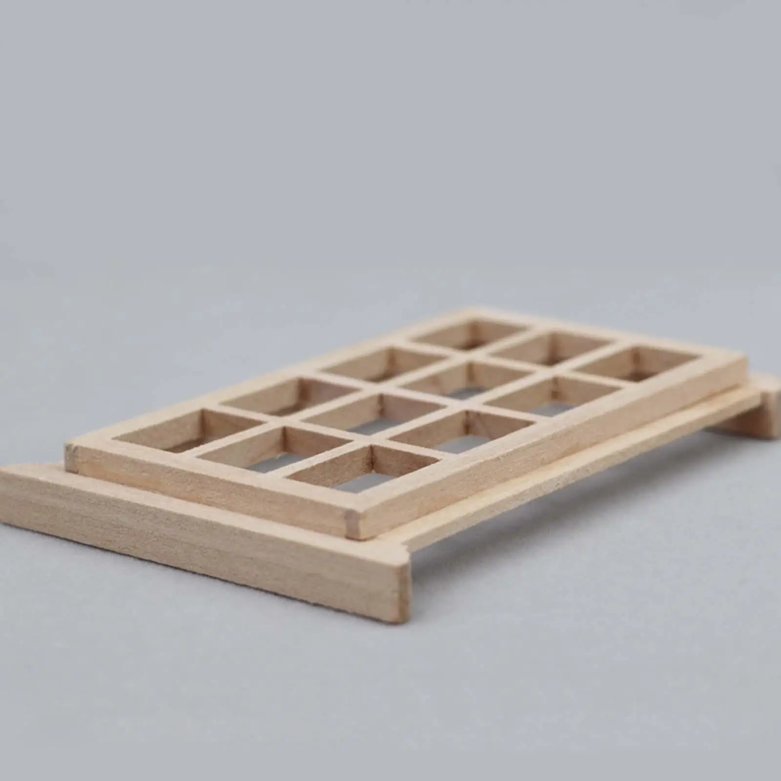 Handmade Dollhouse Window Model 1 12 Miniature Wood Accessory Creative Decor Furniture for Miniature House Bedroom Study