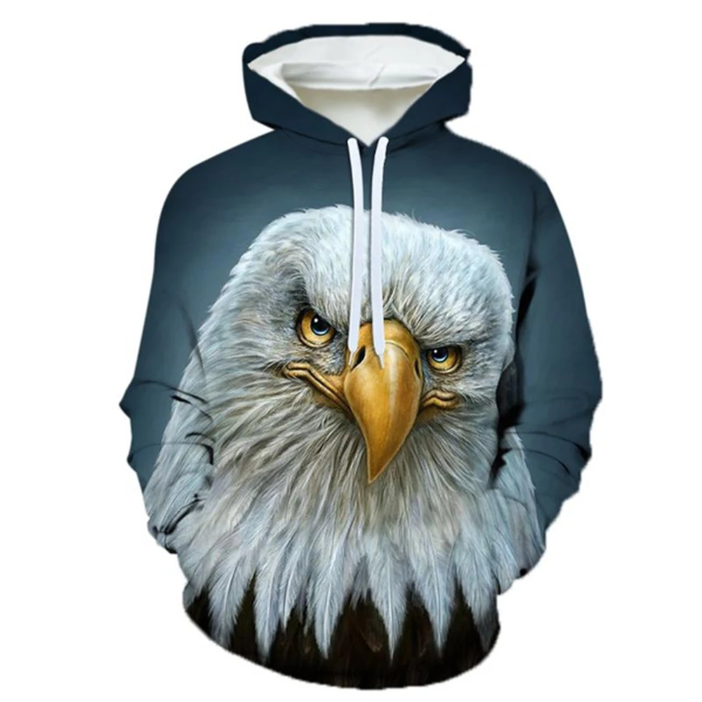 

Do old Eagle graphics 3d printing men's plus-size hoodie casual pullover Popular street wear fashion top trends Men's clothing