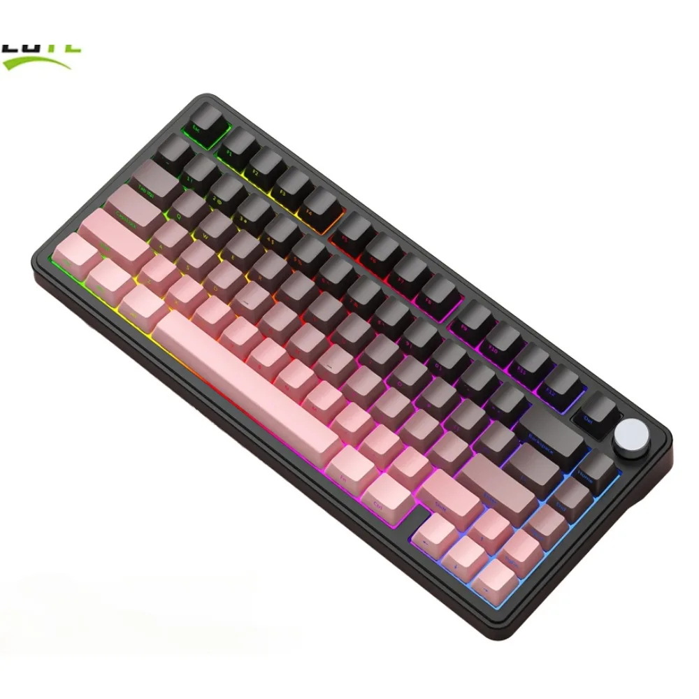 

Attack Shark X85 Mechanical Keyboard RGB Tri-mode Wireless Bluetooth Side-engraved Gaming Hot-swappable Custom Illuminated