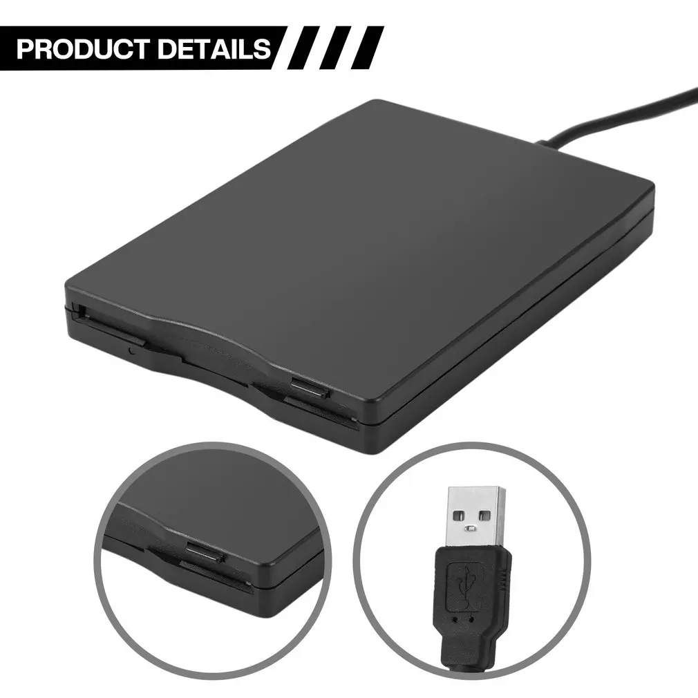 Unidad de disco flexible móvil USB de 3,5 pulgadas, disquete externo portátil de 1,44 MB, FDD, para ordenador portátil, Notebook, PC, Plug Play, r57