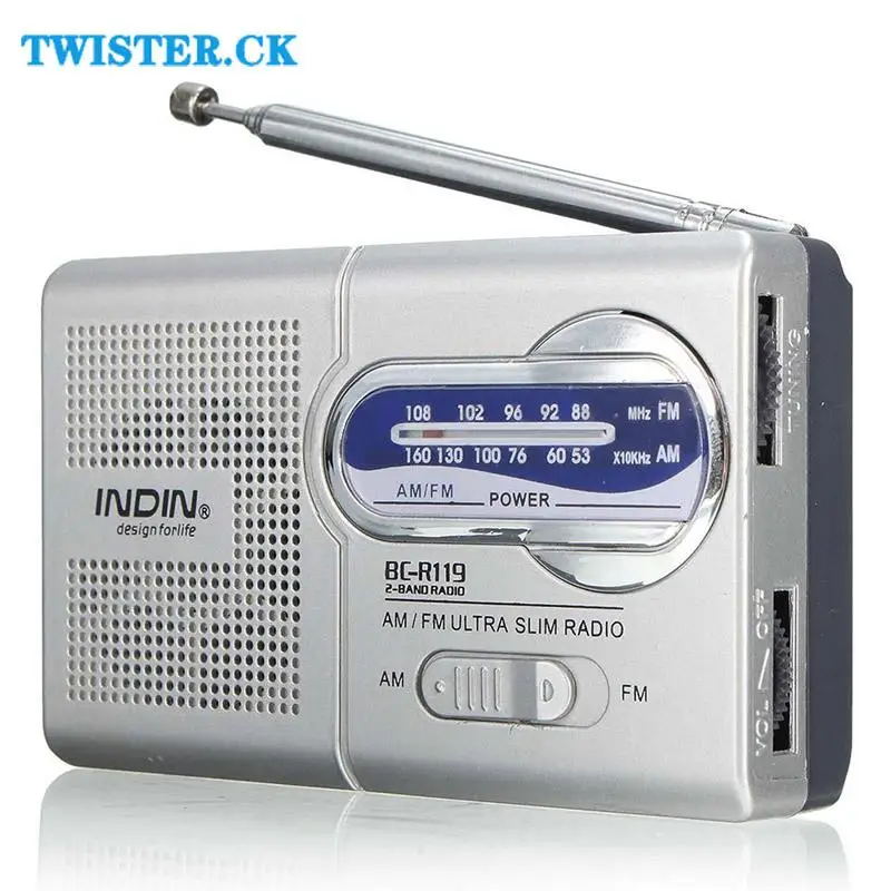 BC-R119 3v Multifunctionele Radio-ontvanger Outdoor Draagbare Am/fm Radio Antenne Telescopische Ontvanger Oude Mensen Radio