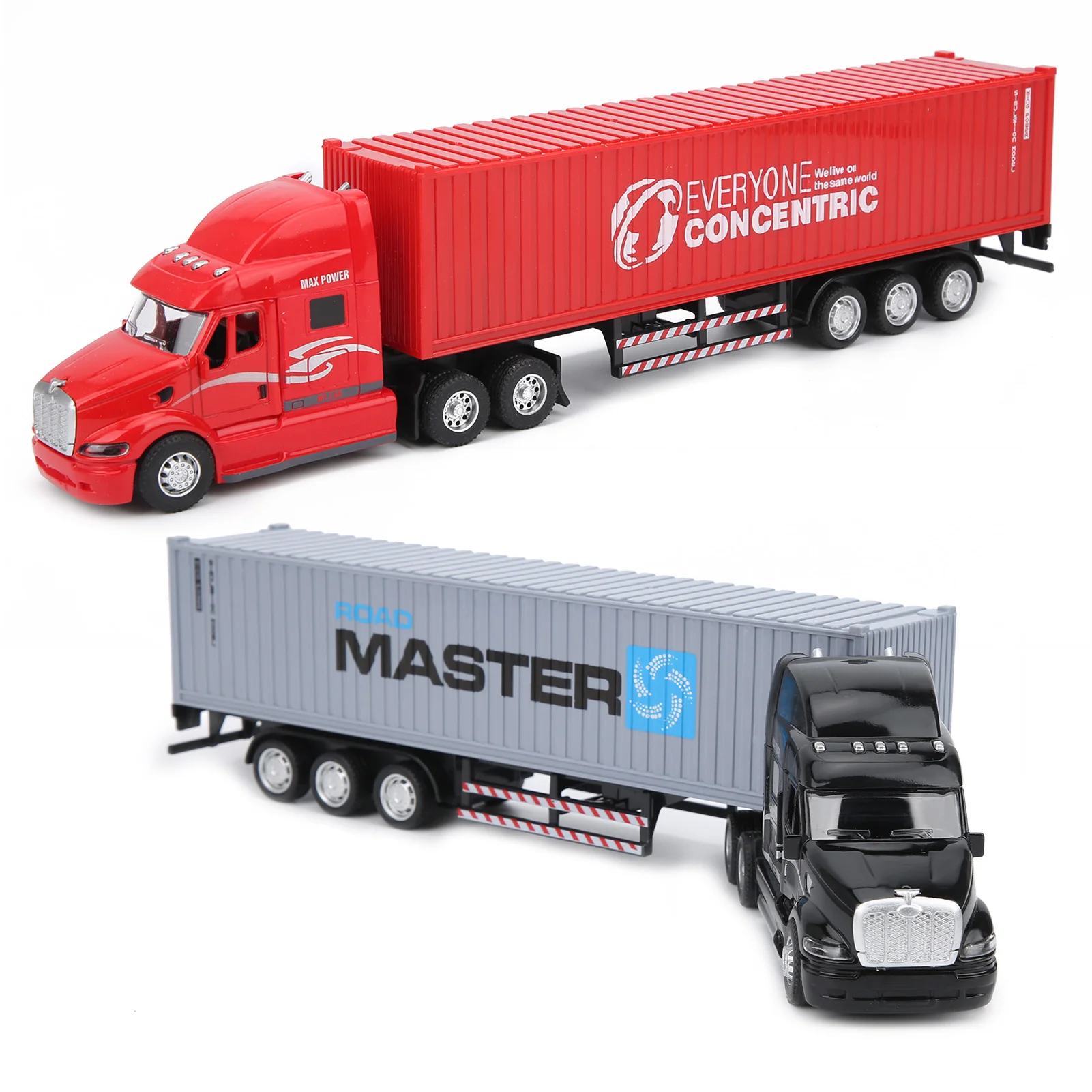 Alloy Car Model Alloy Simulation Container Car Model Children Kid Pull Back Car  with Sound Light Children Car Simulation Car