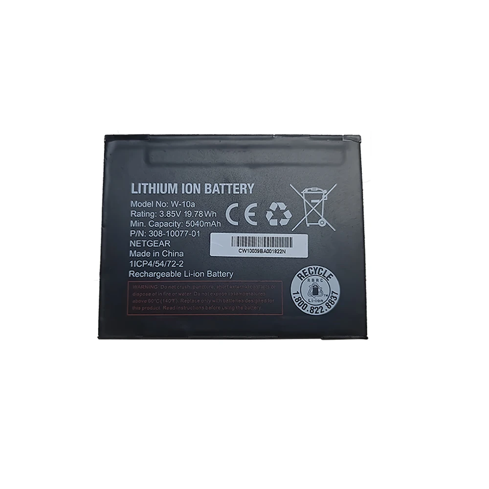 NETGEAR NightHawk M2 MR2100 W10A W-10A 무선 라우터 배터리 3.85V 5040mAh 충전식 리튬 이온 배터리