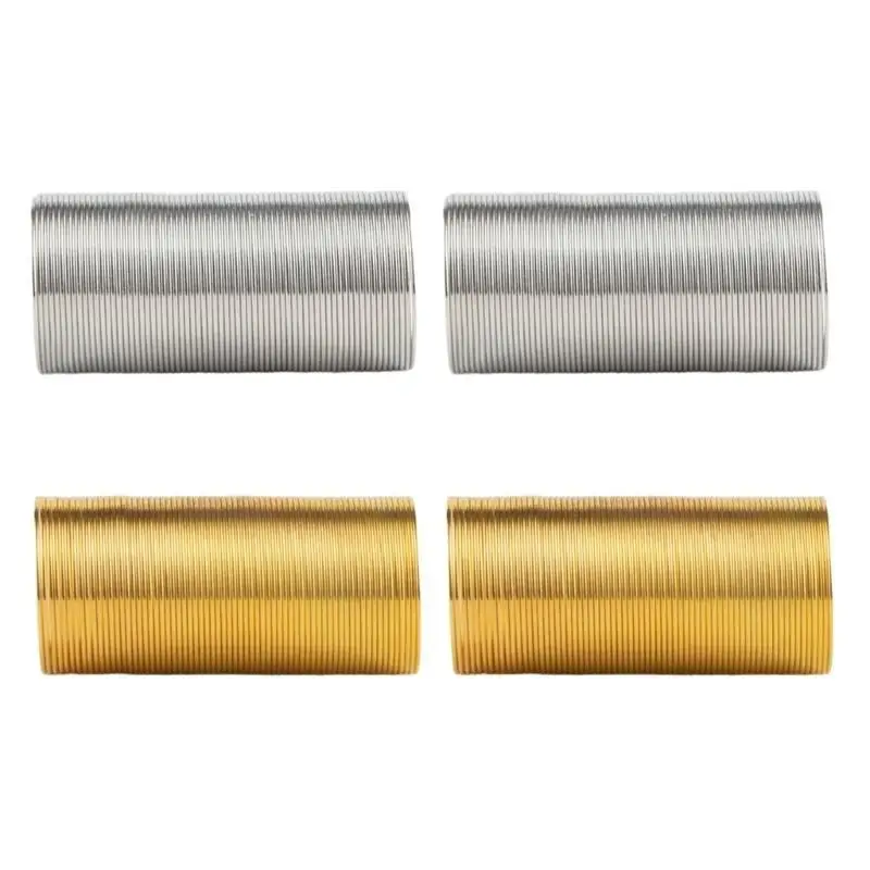 P9FE Set mit 4/6 einzigartigen Memory-Stahldrähten für handgefertigten Schmuck, 20 mm Durchmesser, Metall-Halsband – Detail 7