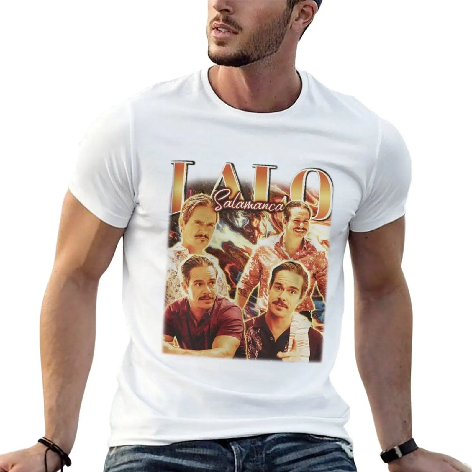 Lalo Salamanca Retro T-Shirt essential t shirt designer shirts plain black t shirts men