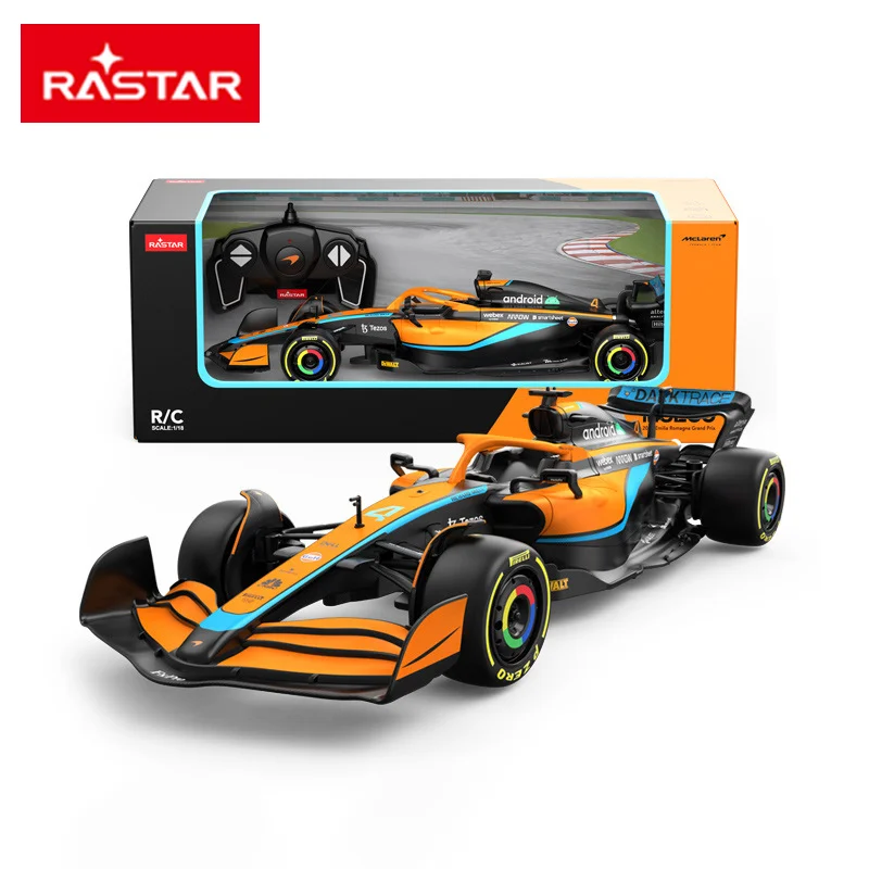Nouveau en Stock Rastar 1:18 F1-75 Mcl36 Rb18 W11 Eq F1 télécommande course Simulation alliage Miniature modèle personnalisé enfant jouets cadeau