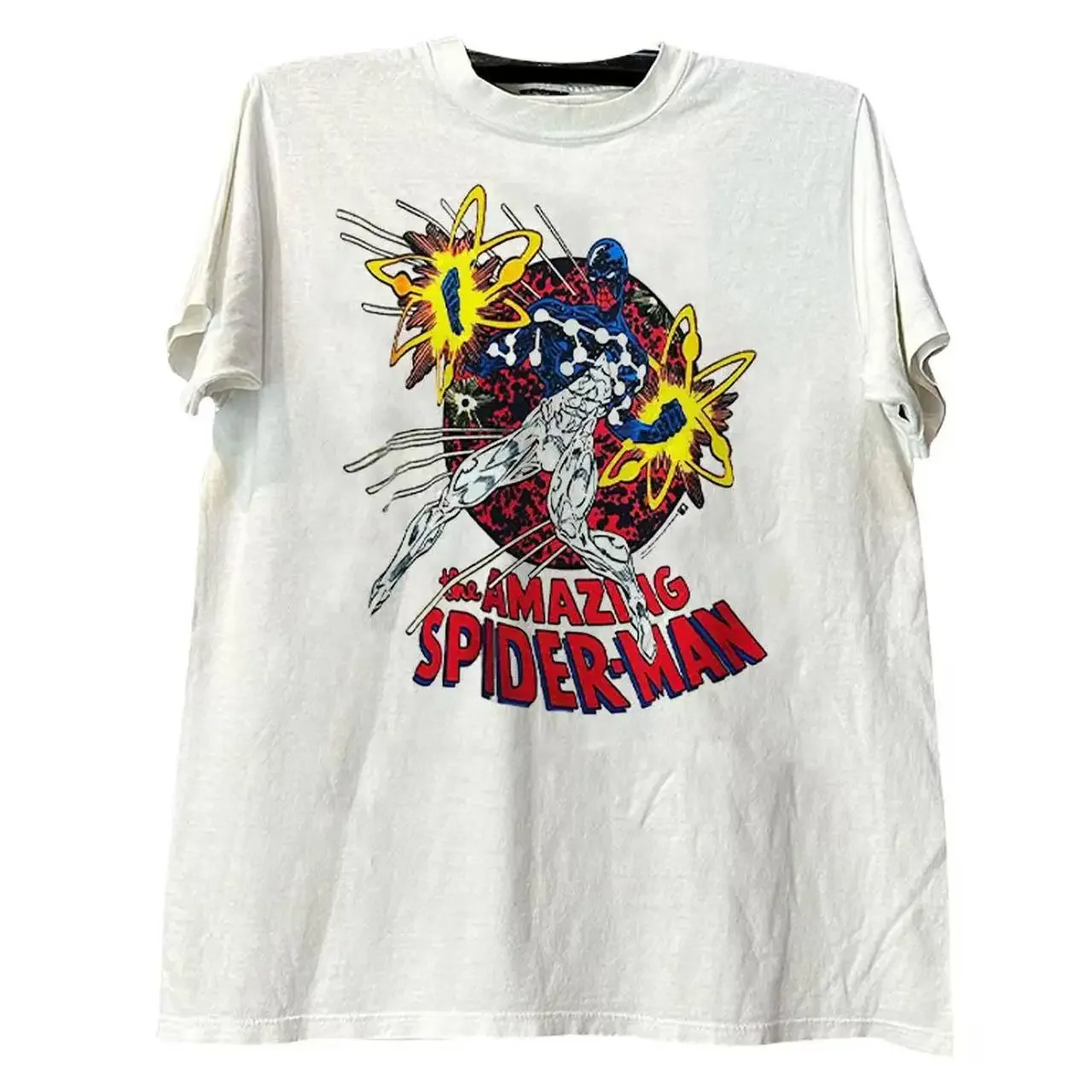 2025 جديد الرجل العنكبوت مارفل بطل الرجل العنكبوت الخيال العلمي فيلم قمصان قصيرة الأكمام النساء تي شيرت OS نمط الملمس الاطفال تي شيرت