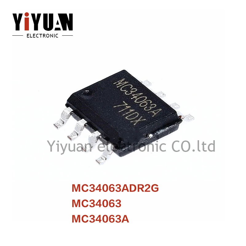 10PCS NEW MC34063ADR2G MC34063 MC34063A 34063 SOP8 DC/DC converter control Switching regulator