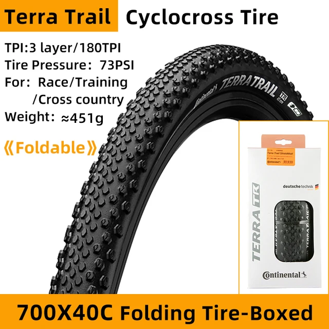 Continental Terra Trail 700x35C Gravel Bike Tire