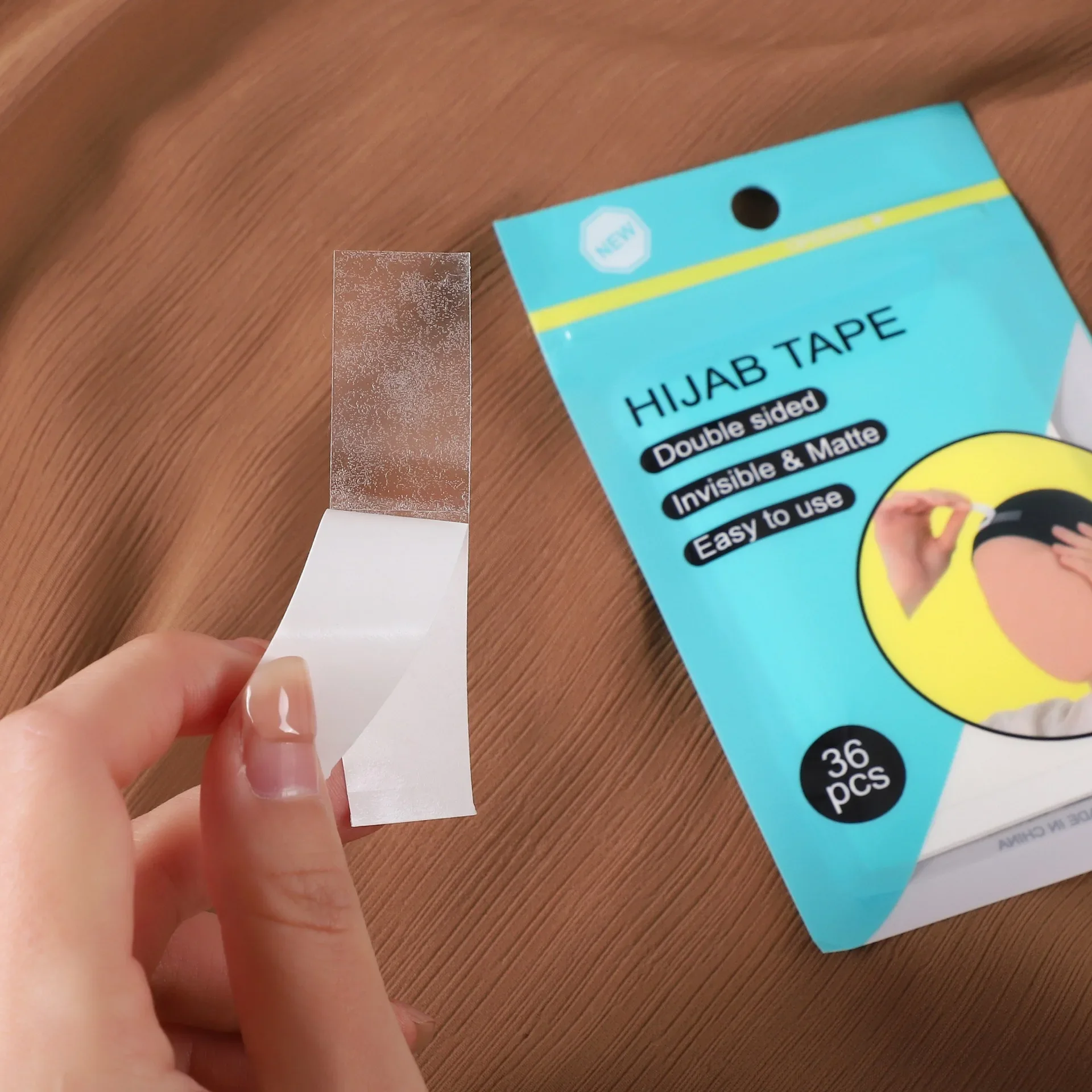 비 슬립 바디 테이프 36 Pcs 드레스에 대 한 양면 보이지 않는 접착제 Hijab 수영복 방수 스티커 패드