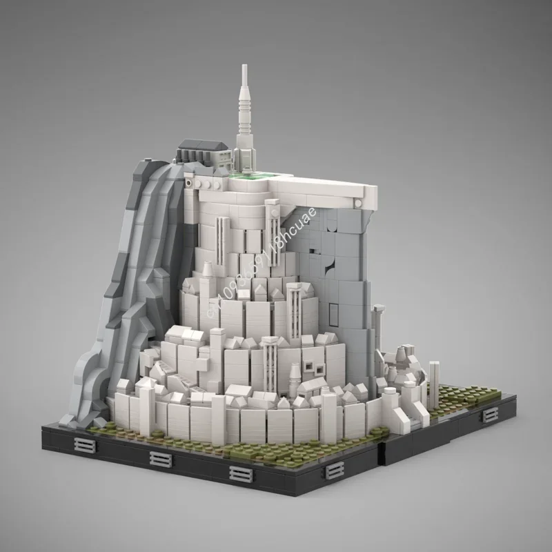 1929pcs MOC De Witte Stad Architectuur Model Bouwstenen Constructie Speelgoed Monteren Idee Kerstcadeaus Onderwijs Verjaardag