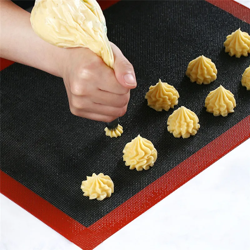 Baking Paper Reusable Non Stick Pad Bakeware Silicone Mat High Temperature Resistant Sheet Pastry Kitchen Oven Accessories