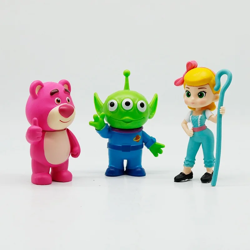 Hot Sale 9pcs Movie Cartoon Toy Story 5 Jessie Woody Buzz Lightyear Forky Lilypad Smarty Pants Action Figure Model Toys Gifts