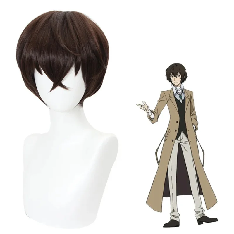 Bungo Stray Dogs Cosplay Dazai Osamu Jacket Coat Suit Manga 2026 Adult Men Halloween Costume Anime Clothes Disfraz Hombre BSD view 3