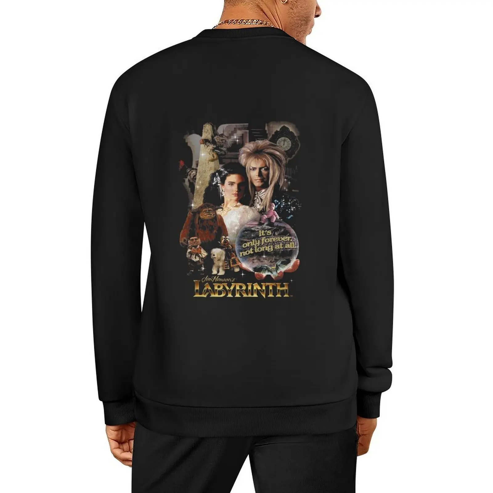 

Not long at all the labyrinth film idol art gift for fans Pullover men's winter sweater tracksuits fashion men sweatshirts men