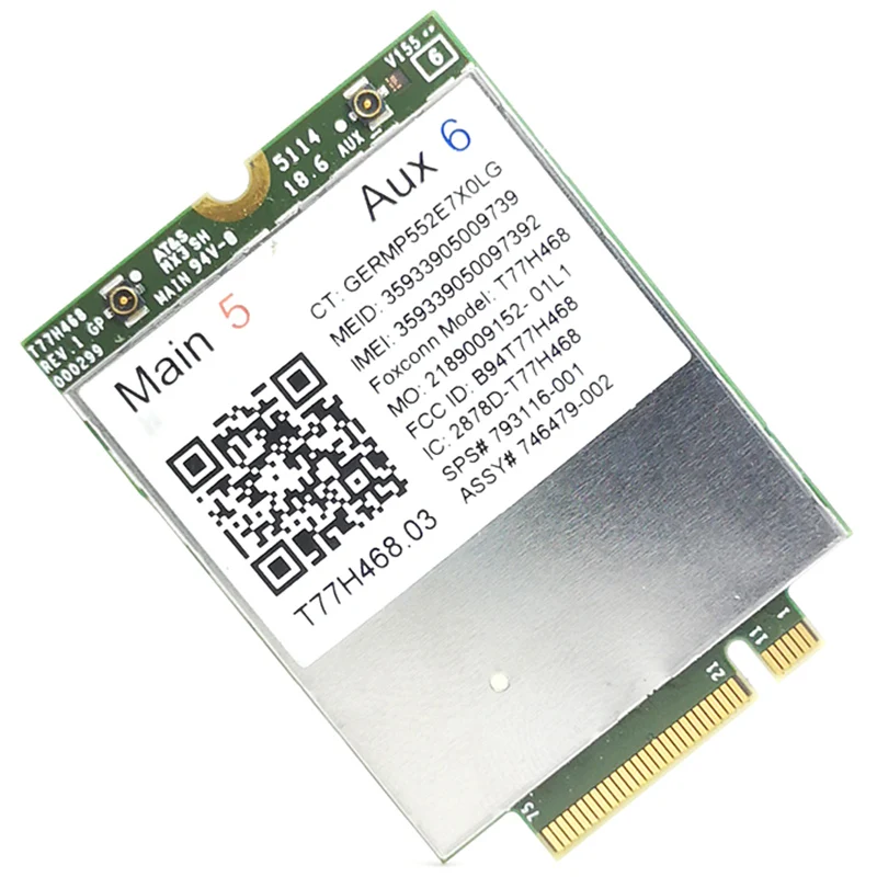 #78G (silver)4G Module LT4211 T77H468 GOBI5000 LTE/EV-DO/HSPA+WWAN Card,Computer Accessories