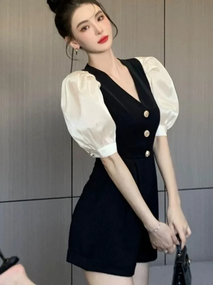

Office Ice Silk Female Shorts Wide New Coordinated Clothing Trend 2025 With Jacket Korean Style Full Women's Short Sets 2 Pieces