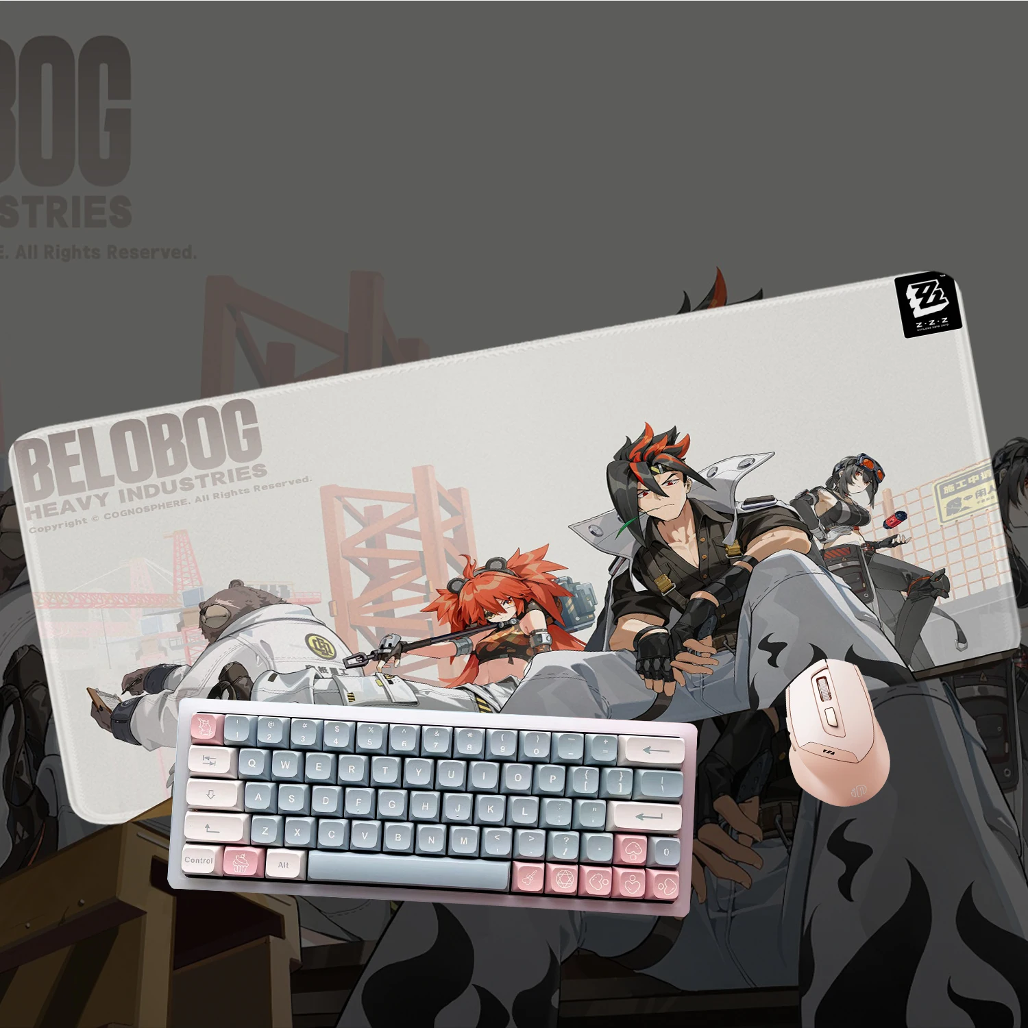 

Zenless Zone Zero Mouse Pad Gaming Keyboard Pad Anime Game Mousepad Large Computer Desk Mat Kwaii Laptop Mat