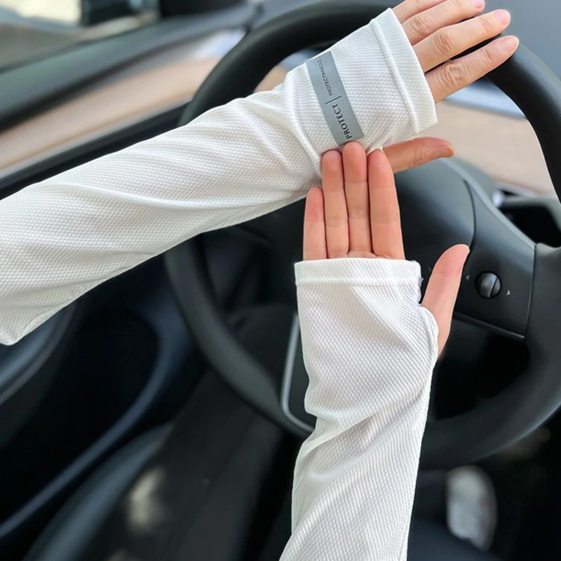 Manches de bras de protection contre les UV pour hommes et femmes, protection solaire d'été, extérieur, cyclisme, conduite, absorbant la sueur