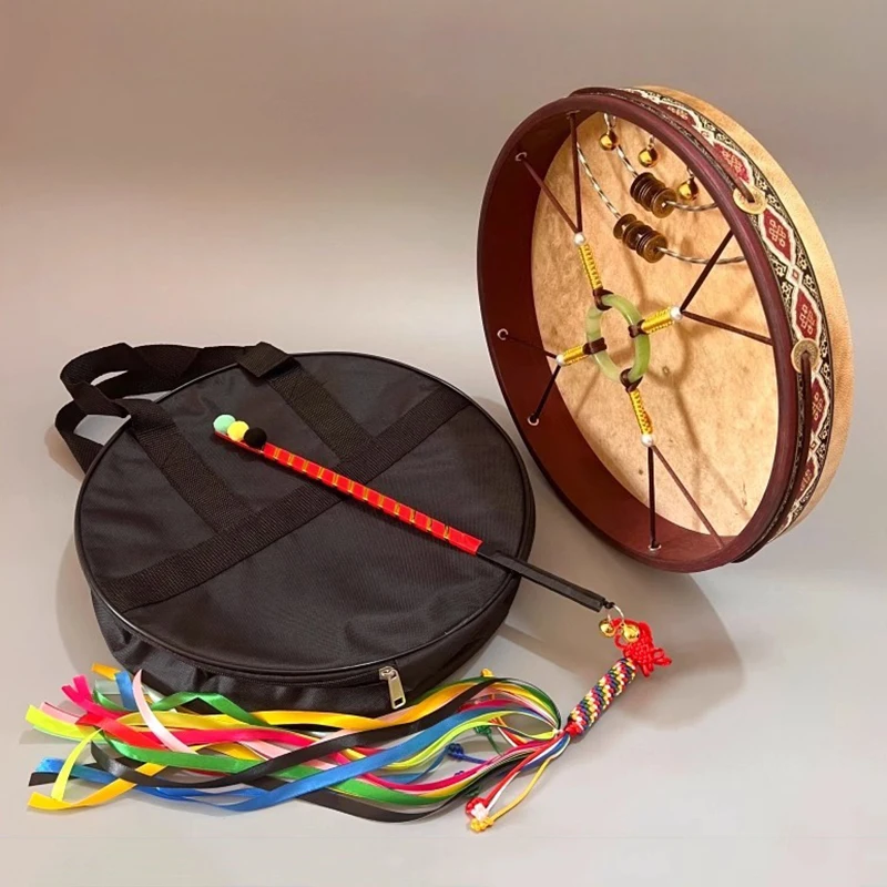 tambour-chaman-en-peau-de-mouton-30-50cm-tambours-chamaniques-portables-pour-adultes-peau-de-chevre-tambours-de-meditation-en-bois-ensemble-complet-d'instruments-de-percussion