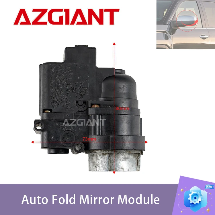 

AZGIANT Car Rearview Mirror Fold Motor Assembly For Kia K3 K5 Naza Optima Rondo Left/Right Side Car Mirror Accessories