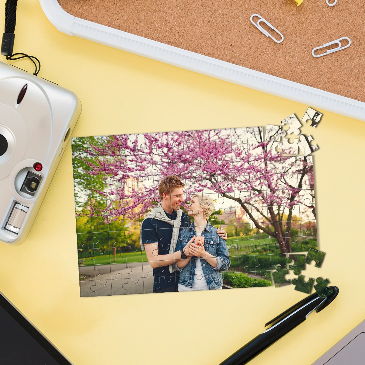 Creative Custom Picture Jigsaw puzzle Personalised Decompression Puzzles Custom DIY Personalised Photo Portrait Puzzles  For Ki