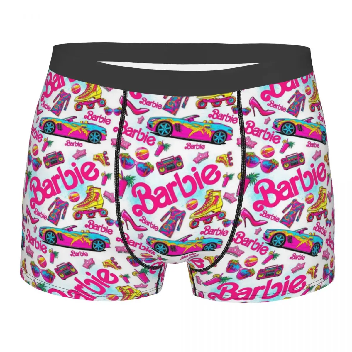 Custom Barbie Underwear Men Breathable Boxer Briefs Shorts Panties Soft Underpants For Homme