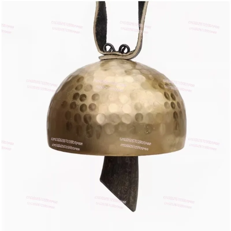 Lijiang tea horse ancient road wind chime door pendant partition copper auspicious Yunnan handmade meditation brass camel bell