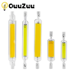 Ampoule LED en verre pour remplacer la lampe halogène, nouveau budgétaire injuste, Smile Bright, R7S, 118mm, 50W, 78mm, 189mm, AC 220V, 110V, COB