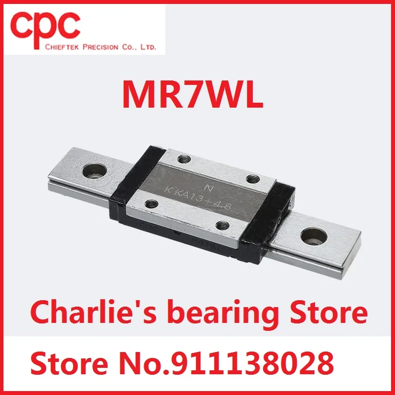 1pc 100% brand new taiwan original genuine CPC miniature linear guide block MR7WL