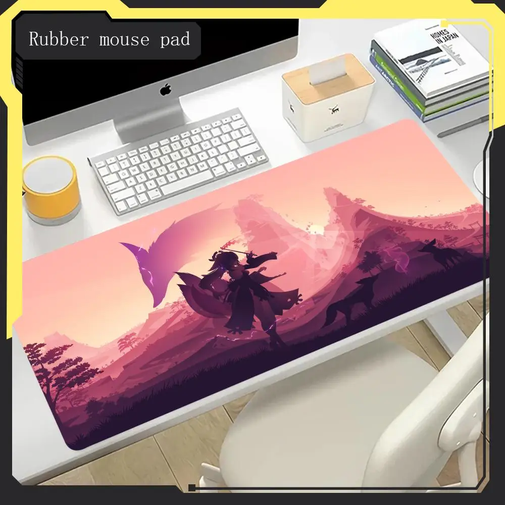 

Genshin Impact Yae Miko Mouse Pad Electronic game mouse pad with anti slip and wear-resistant suitable desktop gaming laptops