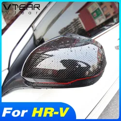 Vtear Car Rearview Mirror Cover For Honda HRV HR-V 2015-2022 Chrome Frame Covers Cap Exterior Car-styling Decoration Accessories