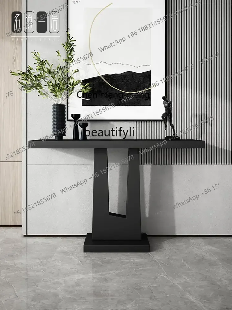 Cc182R11 طاولات وحدة التحكم الإيطالية البسيطة ذات الرؤية الجانبية تايبي أوروبا مدخل خزانة الممر الممر وحدة التحكم الجداول وحدة التحكم الطلاء