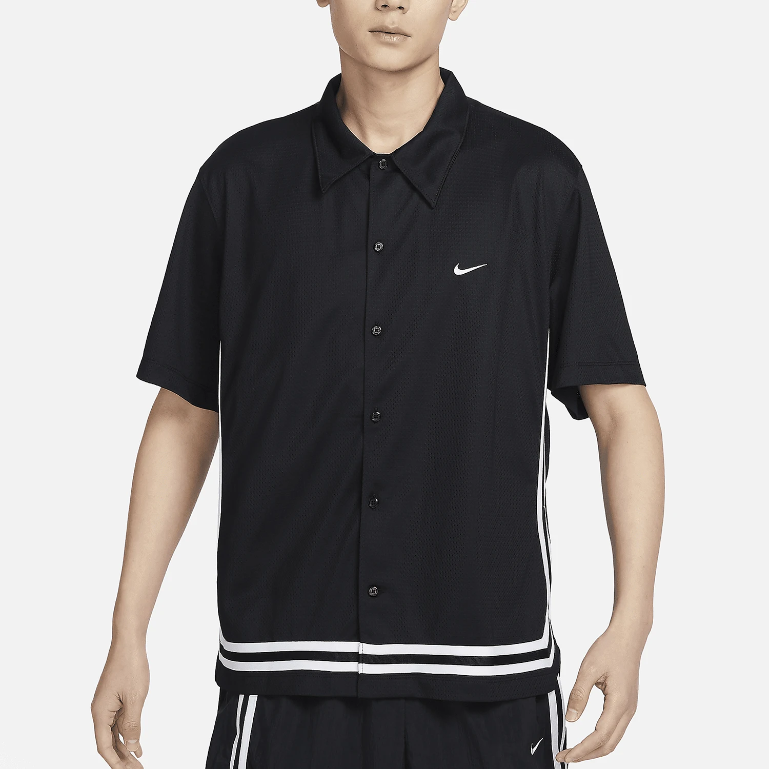 Nike Authentic New Dri FIT Men's Breathable Short Sleeve Basketball Top FN2876-010