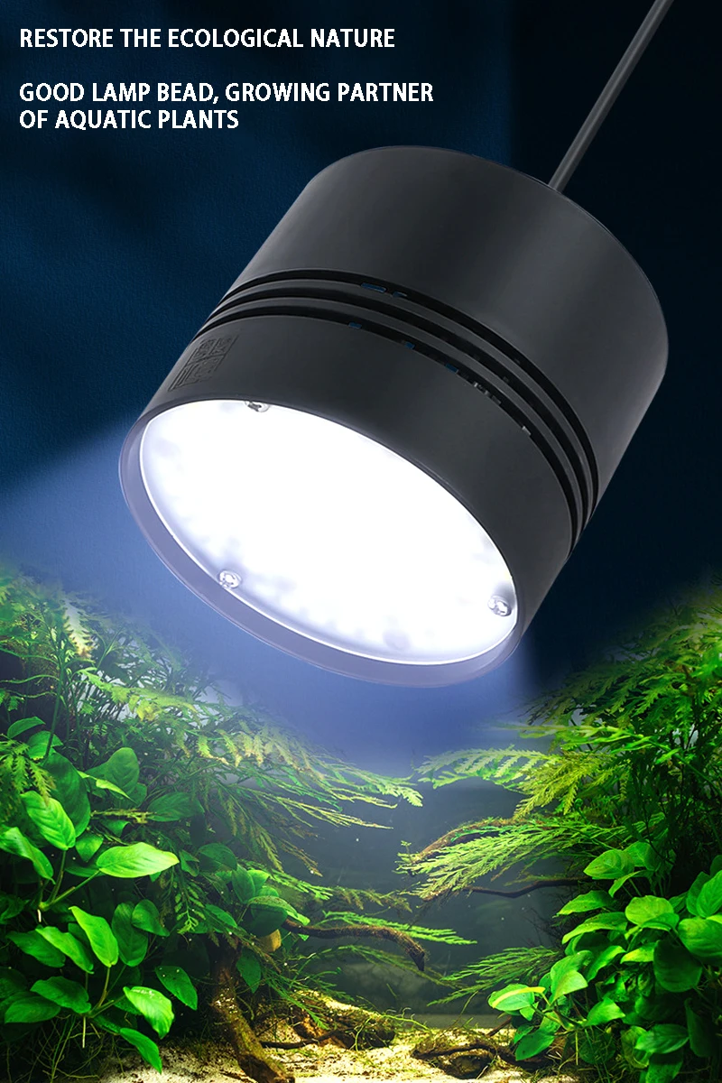 fish tank led water grass lamp full WRGB full spectrum aquarium water grass lamp bracket down lamp algae explosion moss lamp