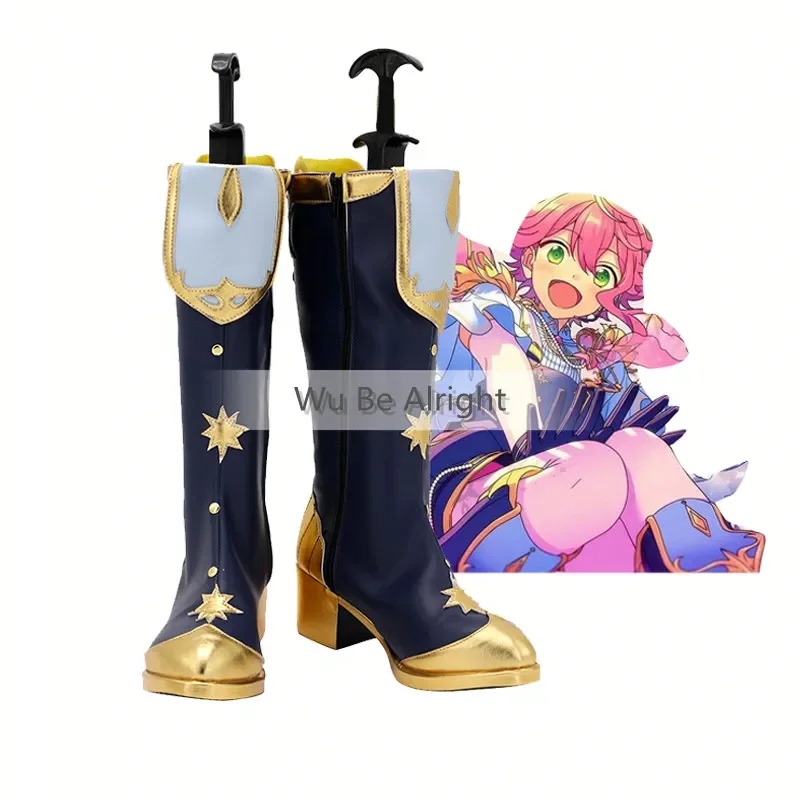 

Обувь Ensemble Stars Tori Himemiya, длинные сапоги для косплея в стиле аниме, новейшие индивидуальные аксессуары для Хэллоуина, карнавала, вечеринки, унисекс