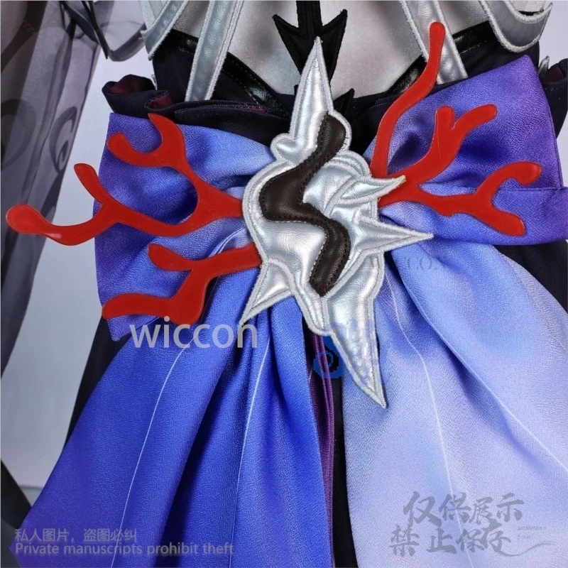 Helektra Cosplay Game Honkai Star Rail Anime Costume Purple Black Sexy Dress Y2K Lolita Jirai Kei Girls 코스프레 Halloween Party Cos