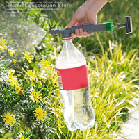 Manual High Pressure Air Pump Manual Sprayer Adjustable Drink Bottle Spray Head Nozzle Garde