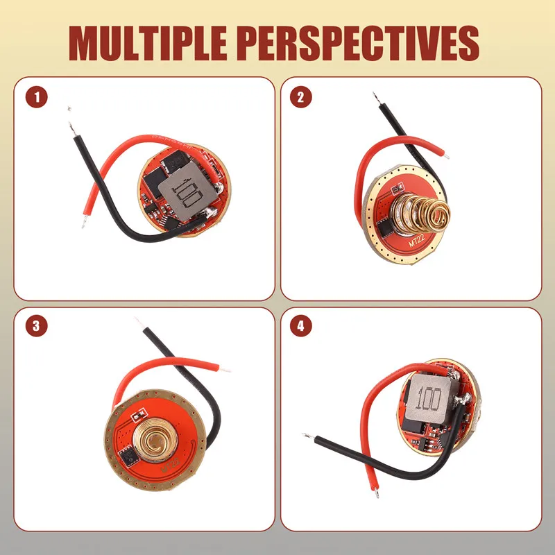 Driver Board Module XHP70 6V LED 5A Constant Current Driver Board 22Mm Input Voltage 6-12.6V Flashlight Accessories