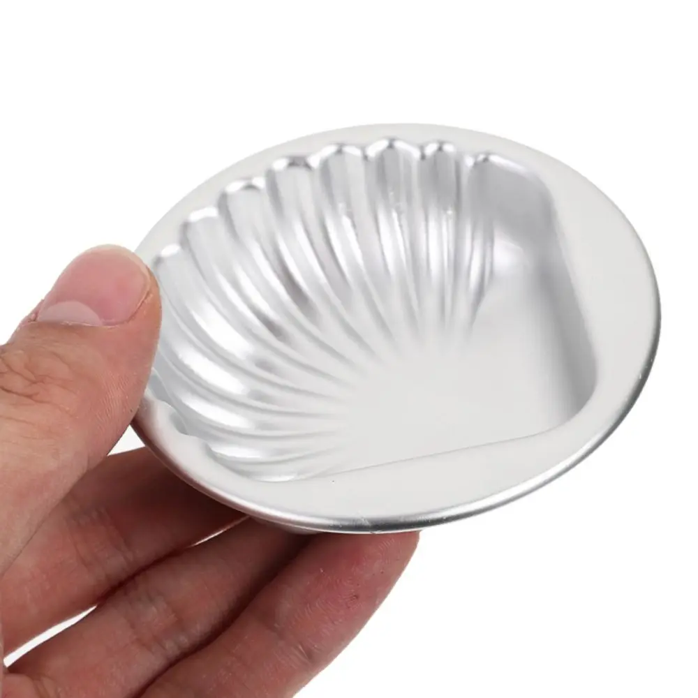 

6pcs Multipurpose Aluminum Alloy Shell Baking Mold Easy To Demold DIY Pudding Mold Corrosion Resistant Cake Baking Pan Jelly