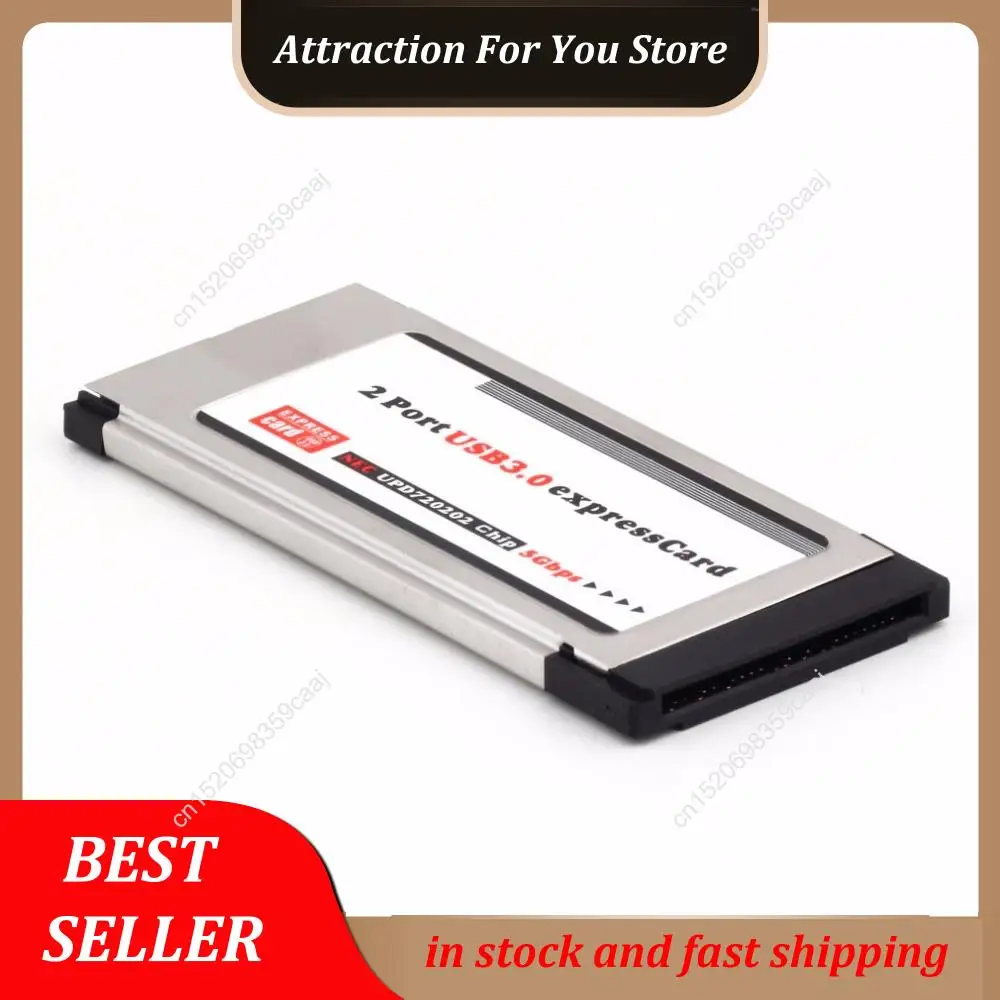 Hot Selling PCI Express To USB 3.0 Dual 2 Ports PCI-E Card Adapter Express Card Converter For Notebook Laptop