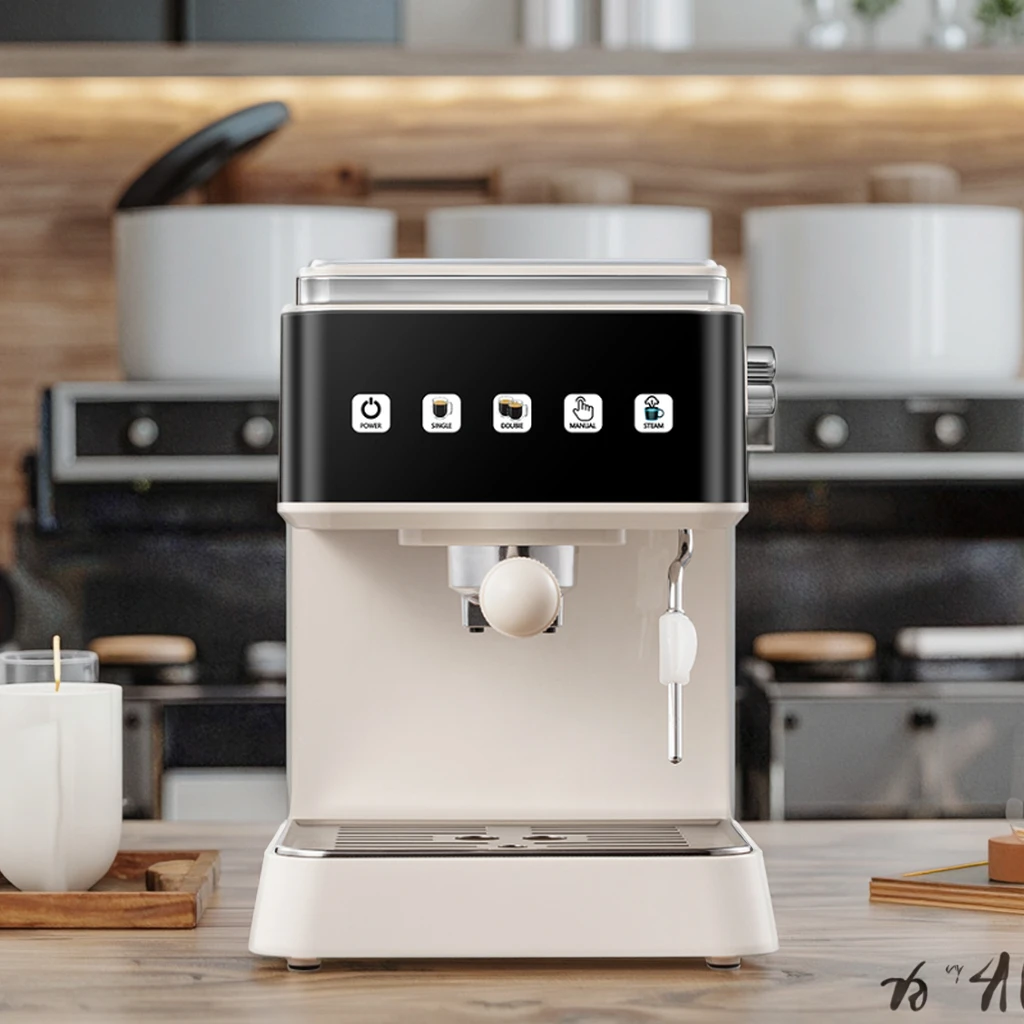 Best Smart Italian Espresso Coffee Maker Wholesale Made in China Instant Cappuccino Coffee Machine Double Group Espresso Machine