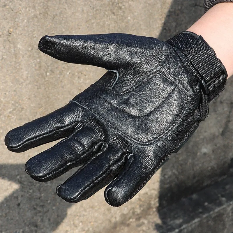 Diamond Full Finger Gloves Outdoor Deformation Breathable Black Motorcycle Protective Adult Riding Gloves Cross-Border in Stock