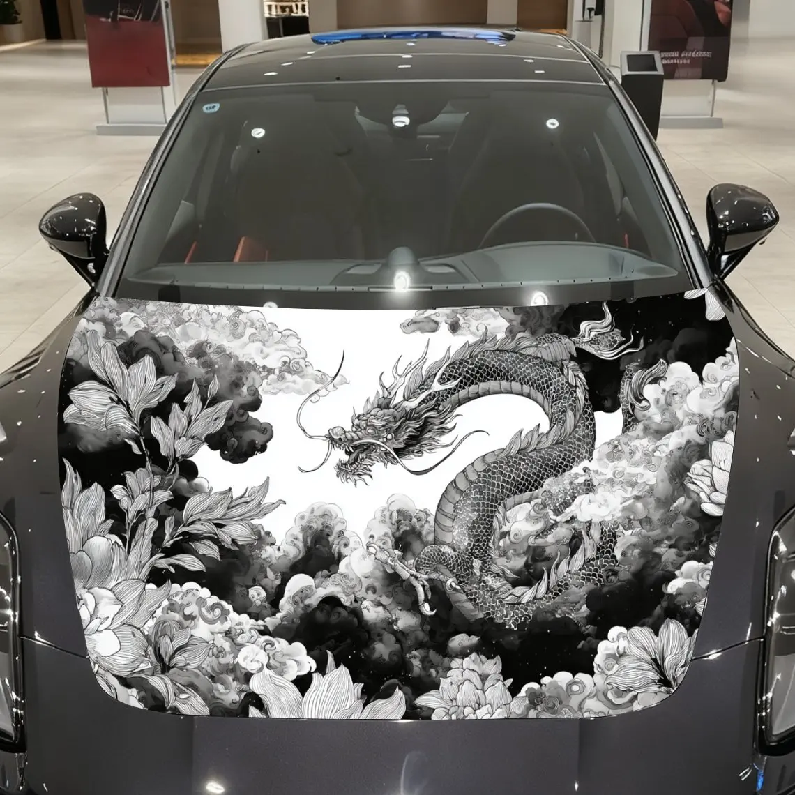 Ink Dragon Leaping … - image