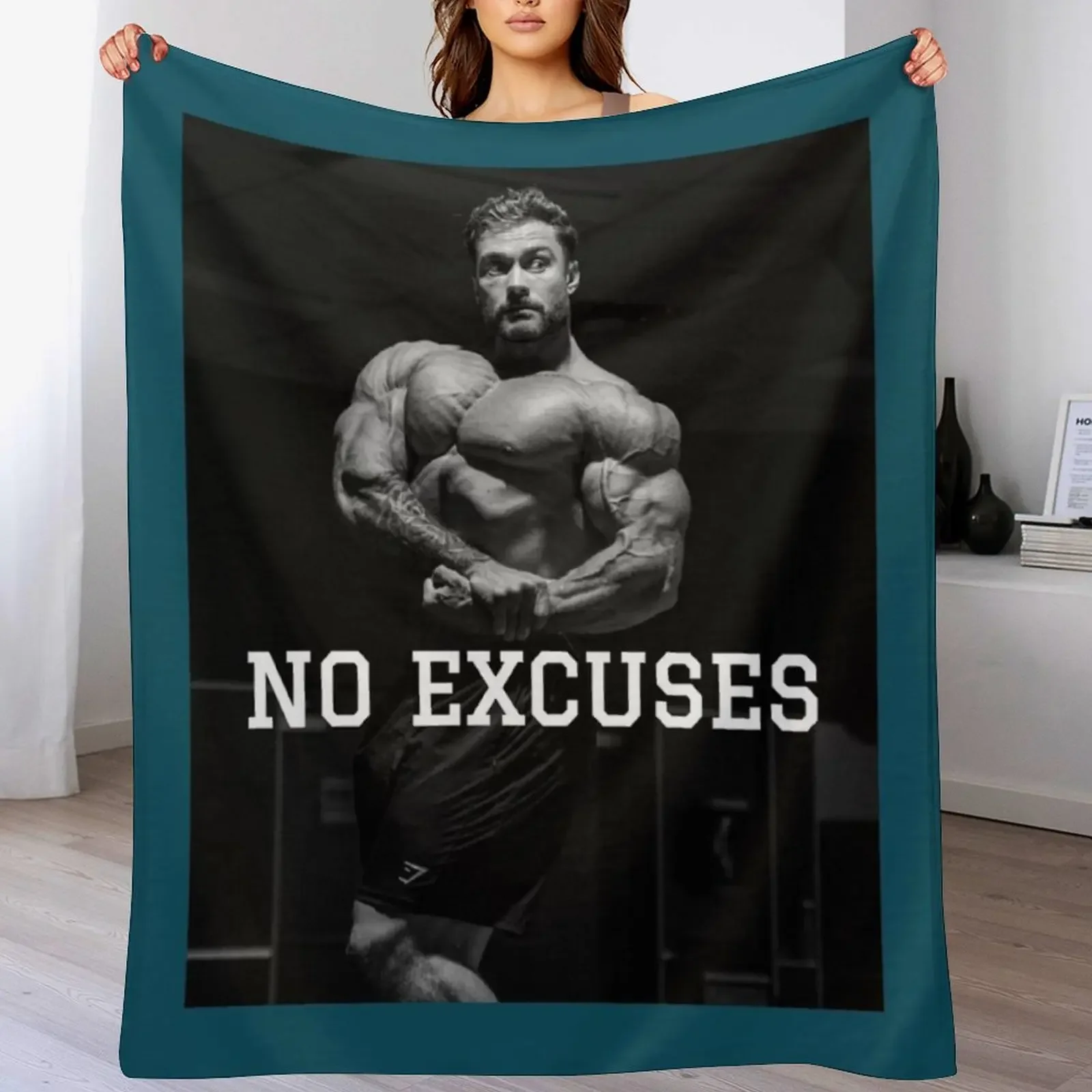 

CBUM bodybuilding legend - Chris Bumstead Canvas Throw Blanket Soft Breathable Blanket for Night Sleeping