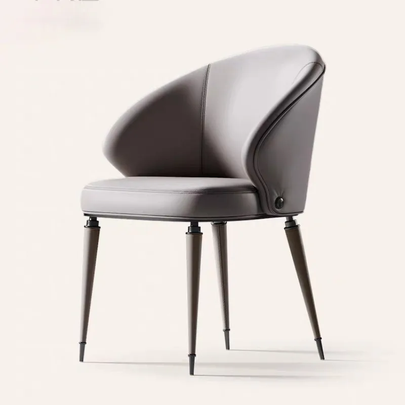 

Dining chair light luxury luxury villa mansion restaurant home designer 2025 comfortable backrest
