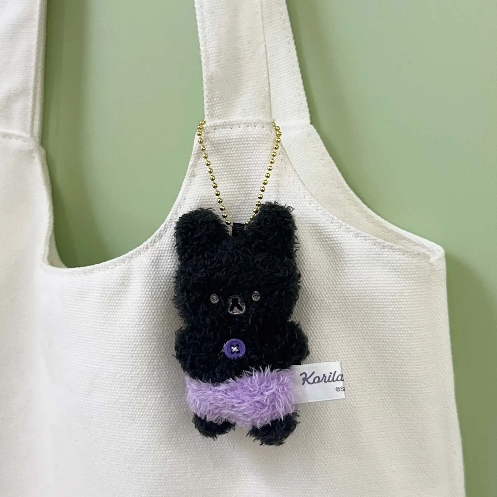 Rilakkuma Korilakkuma Bear Little Devil Feeling Koakuma Usagi Pink Black Rabbit Plush Keychain Bag Keyholder Pendant Doll Toy